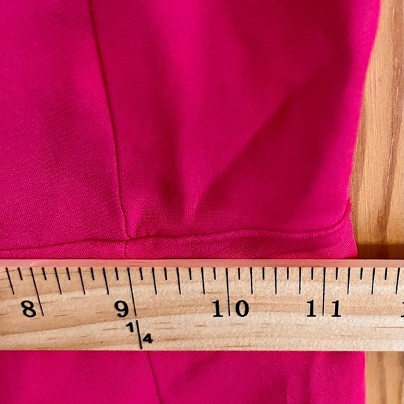 Lita by Ciara Bodycon Dress Hot Pink XXS V Neck Teen Tween Petite Formal Church - Picture 12 of 16